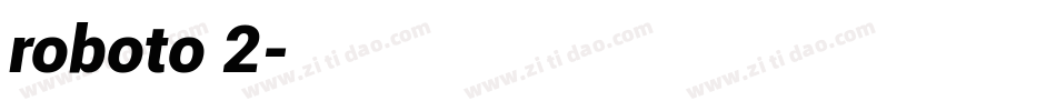 roboto 2字体转换